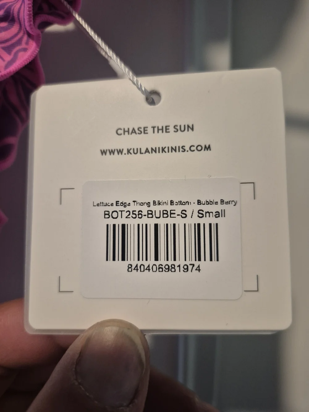 Kulani Kinis Hot Pink Floral Swimwear Top And Bottom